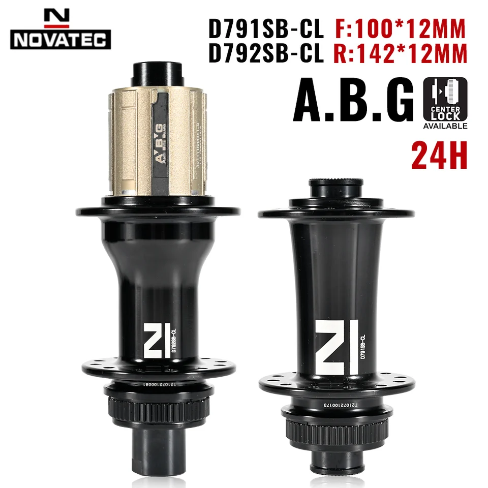 2023 New Novatec Hub D791SB/792SB Road Bicycle Disc Hubs 100*12MM
