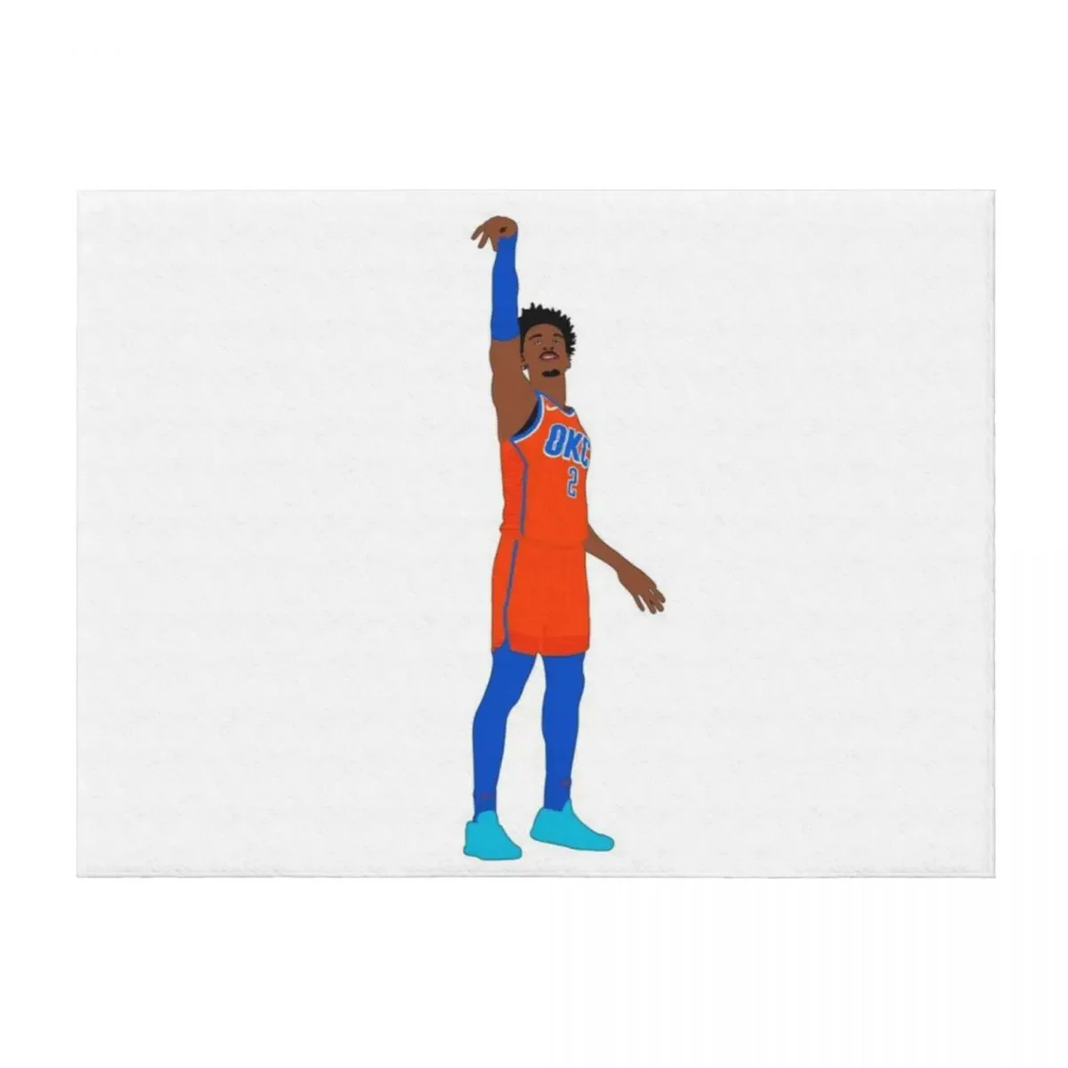 

Shai Gilgeous-Alexander Throw Blanket Sofas Plush Sofa Sofa Quilt Blankets
