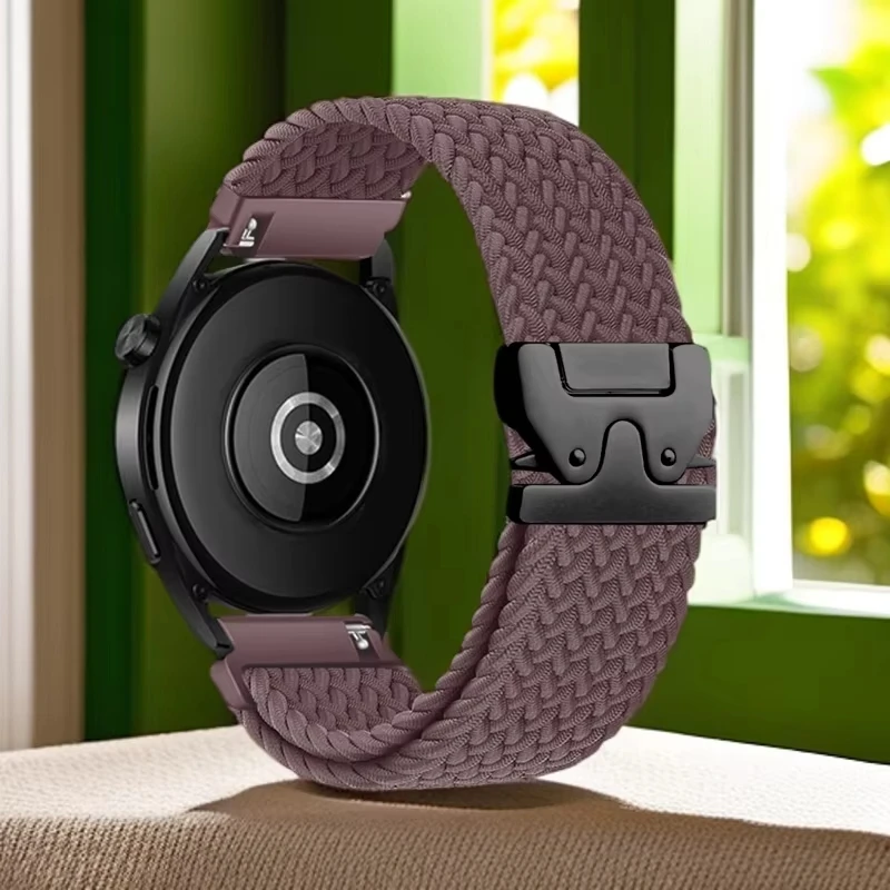 Braided solo loop Strap For Galaxy Watch 7 FE 6 5 pro 4 Classic active 20mm 22mm Bracelet correa Huawei watch GT 2 3 pro 4 band