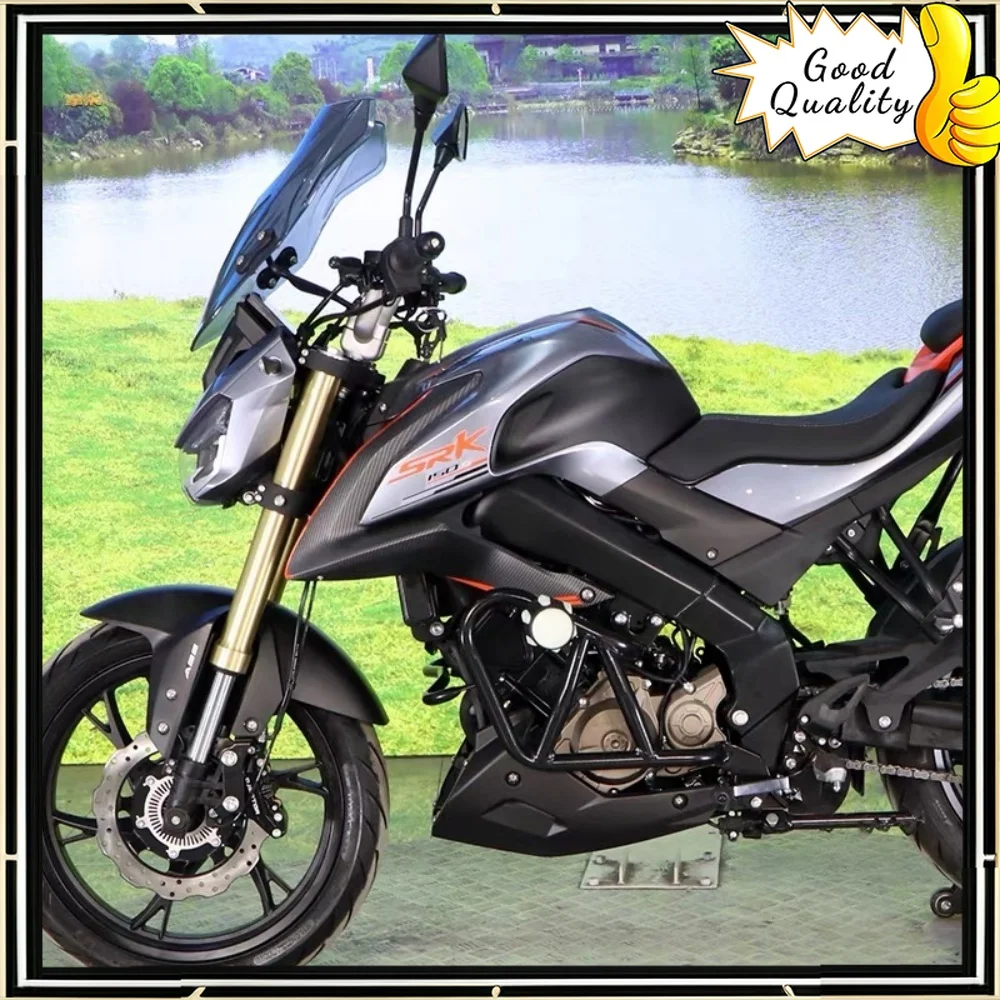 

For QJMOTOR SRK125S SRK-125-S motorcycle bumper bumper anti-fall anti-collision surround bar modification accessories