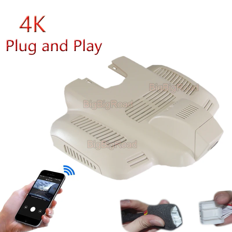 4K Plug And Play Car Wifi DVR Video Recorder For Mercedes Benz E Class W213 S213 E200 E250 E300 E350 E400 AMG FHD 2160P