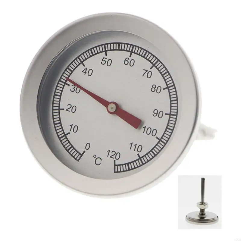 97QD Grill Thermometer 54mm Diameter Rumah Tangga Logam Kecil Daging Untuk Daging Sapi Piknik Buatan Buatan