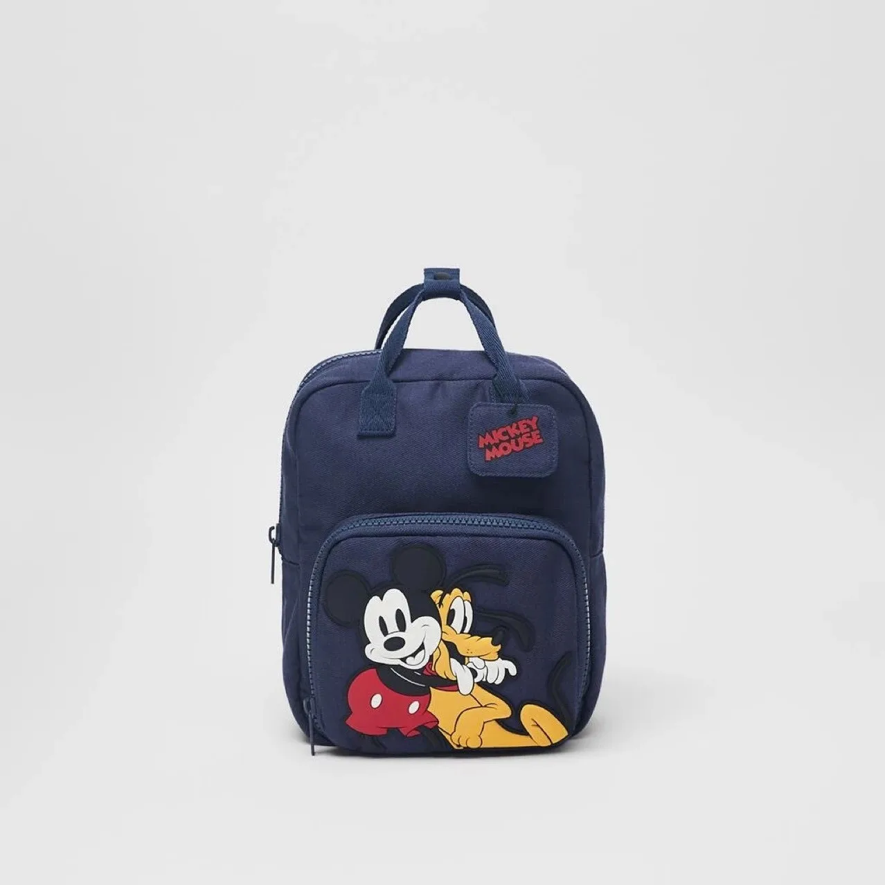 Disney Mickey Backpack Fashion Baby Boys Girls Kindergarten Schoolbag Children\'s Bag Kids Double Shoulder Bag Cartoon Popular