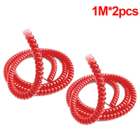 1/2Pcs Winding Protection Line Cable Winder Organizer For Dualtron Dt3 Dt Thunder Kaabo Kugoo Zero 8 10 10X Electric Scooter Red