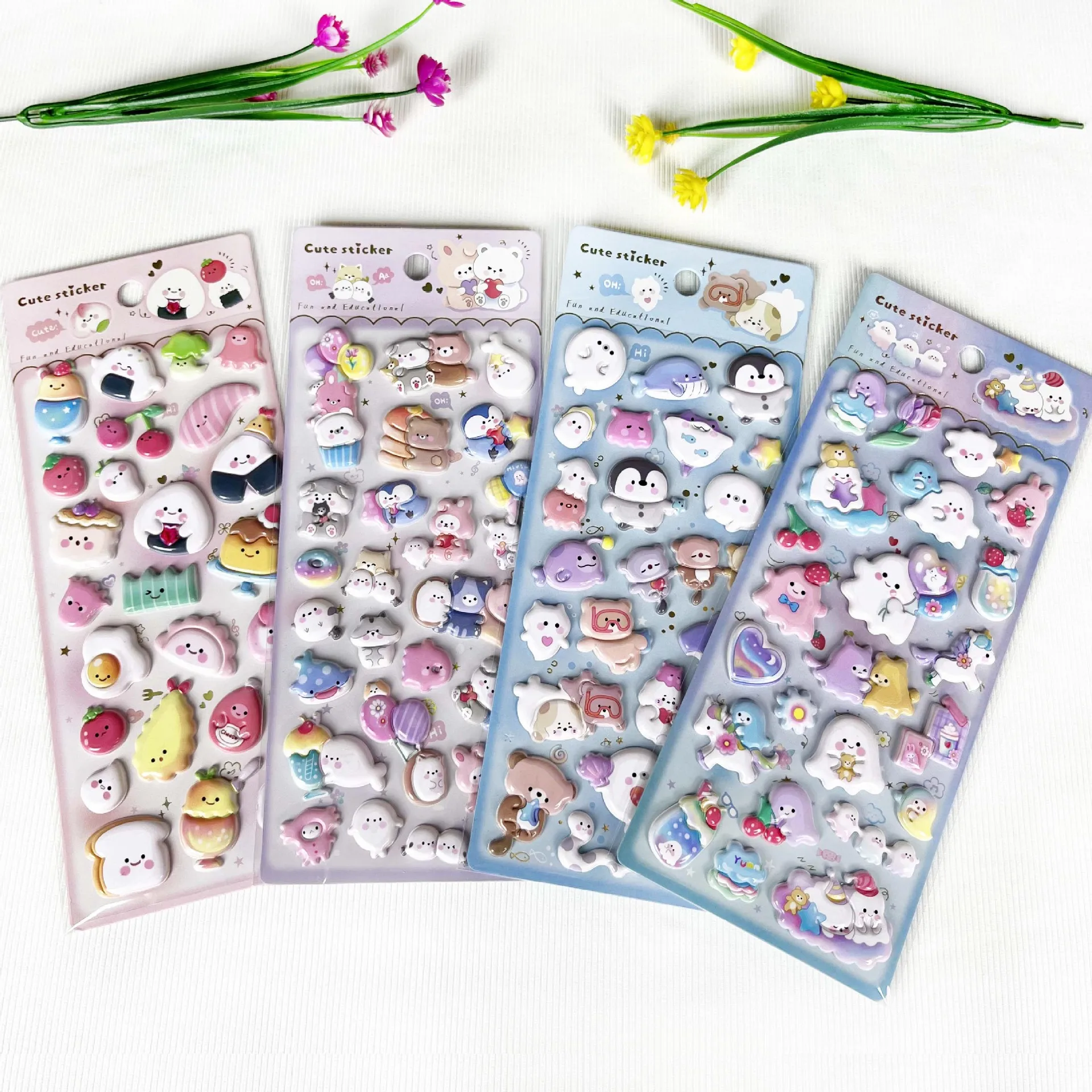 �y�Z�[�����z4 �V�����y���M���S�[�X�g���� 3D �t�H�[���X�e�b�J�[�X�N���b�v�u�b�L���O Diy �W���[�i������X�e�b�J�[���킢�������w�p�i