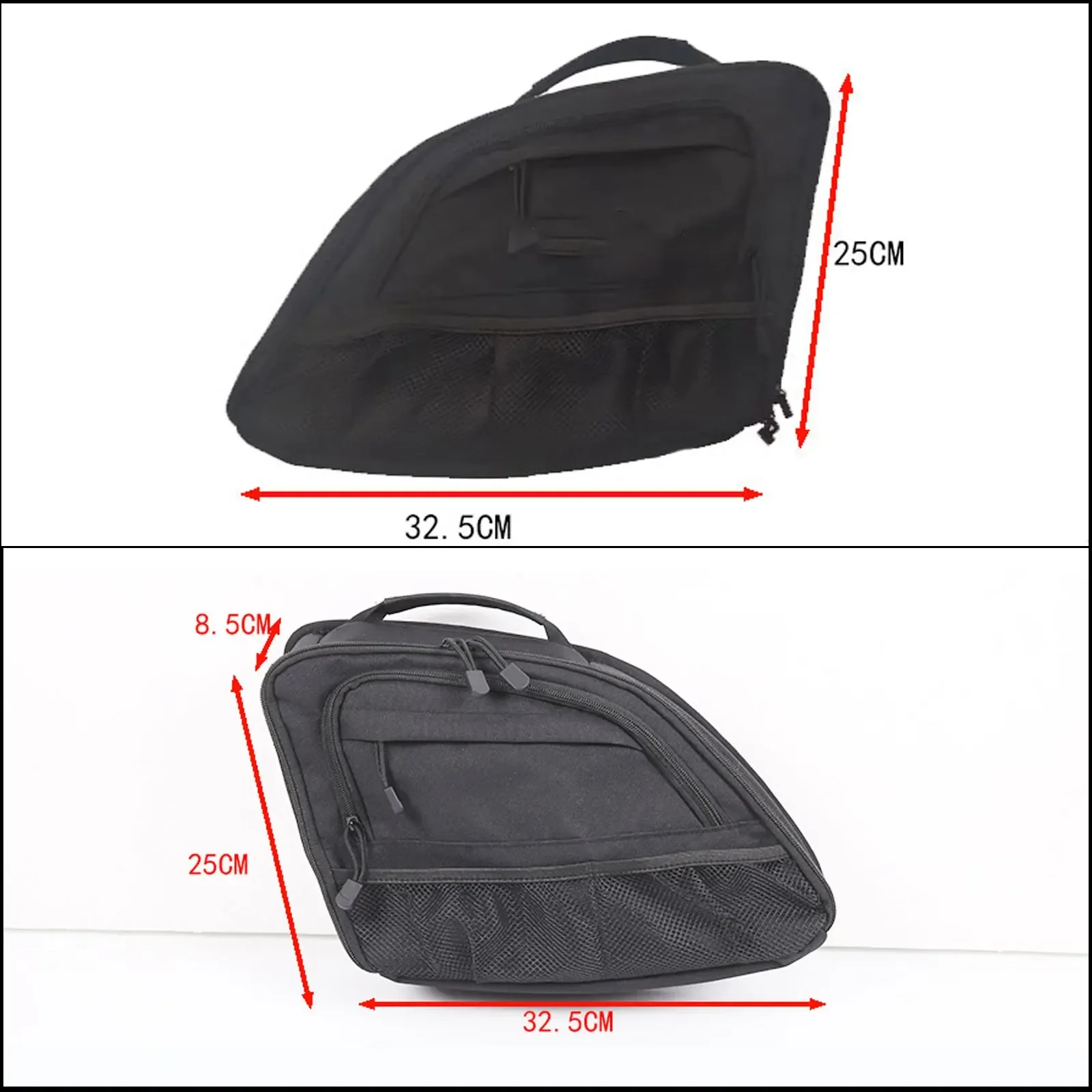 For Mitsubishi Outlander 2016-2020 Large Capacity Car Trunk Window Side Storage Bag Multi-Pocket Tool Organizer Bag Accessories