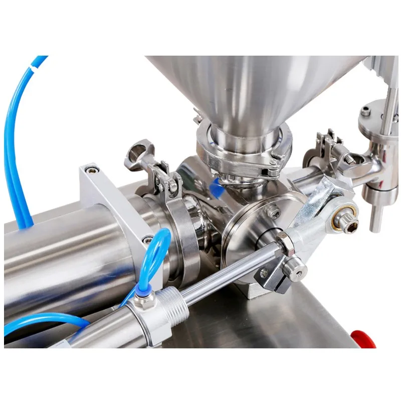 Paste Filling Machine Piston Filler Lotion Shampoo Cream Honey Sauce Peanut Butter Pneumatic Semi Auto Single Head Free Shipping