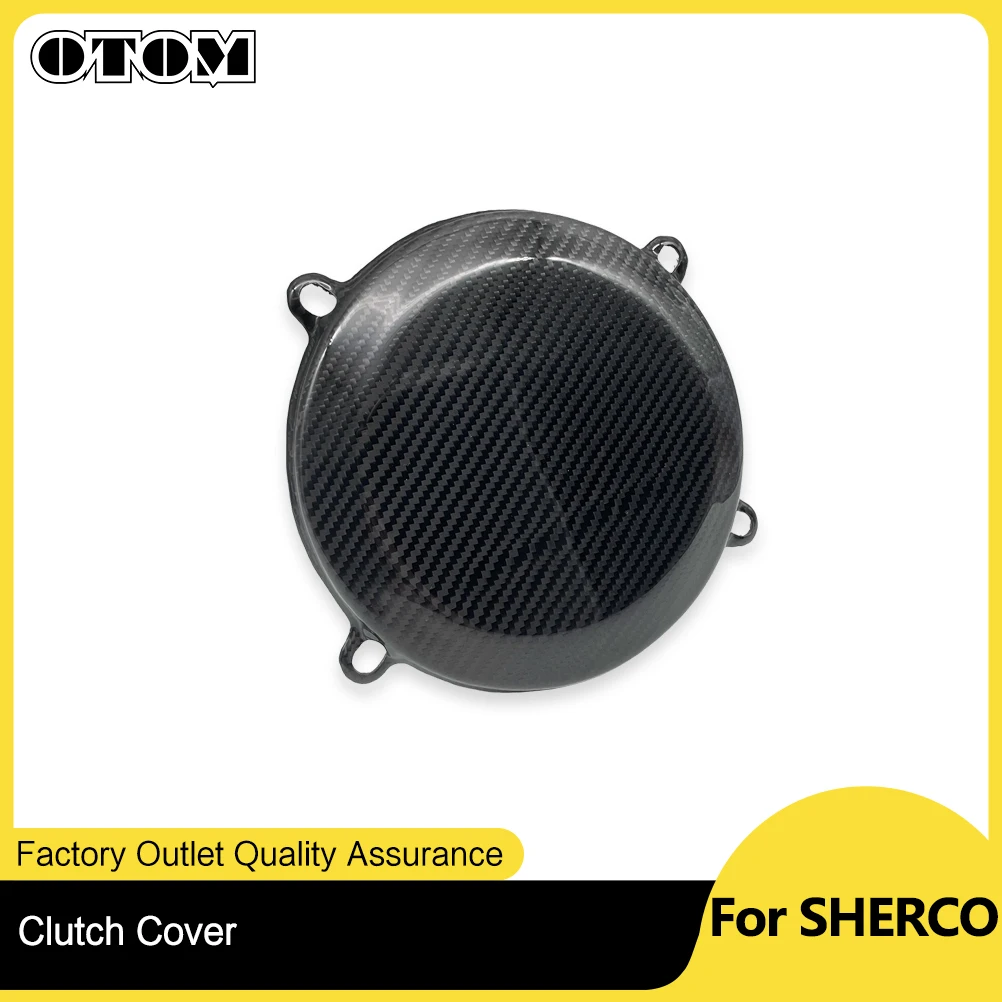 For SHERCO SE SEF Motorcycle Clutch Cover SE 125 SEF 250 300 Dirty Bike Carbon Fiber Engine Clutch Guard
