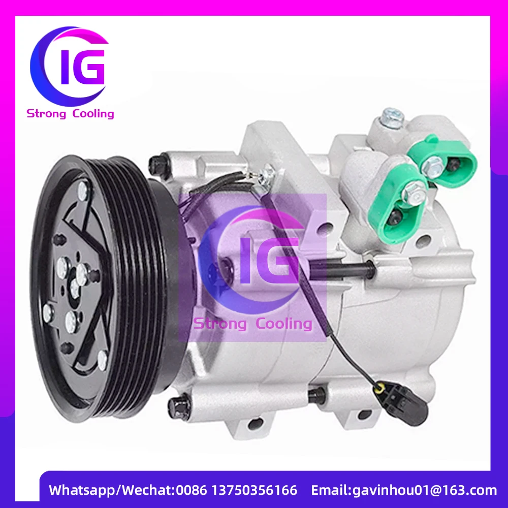 Air Conditioning AC Compressor HS18 For Hyundai Santa Fe 2001-2006 2.7L 2403-558265 10360920 11157183 CO 10957X 57183