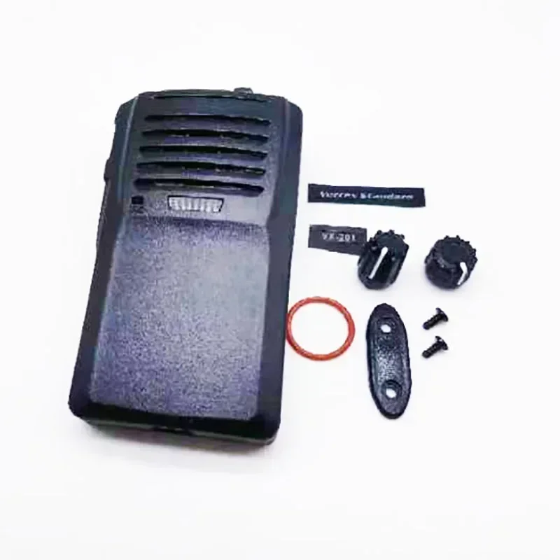 

Set Front Cover Case Housing Shell with Volume Channel Knobs for Yaesu Walkie Talkie Vertex VX261 VX-261 Two Way Radio