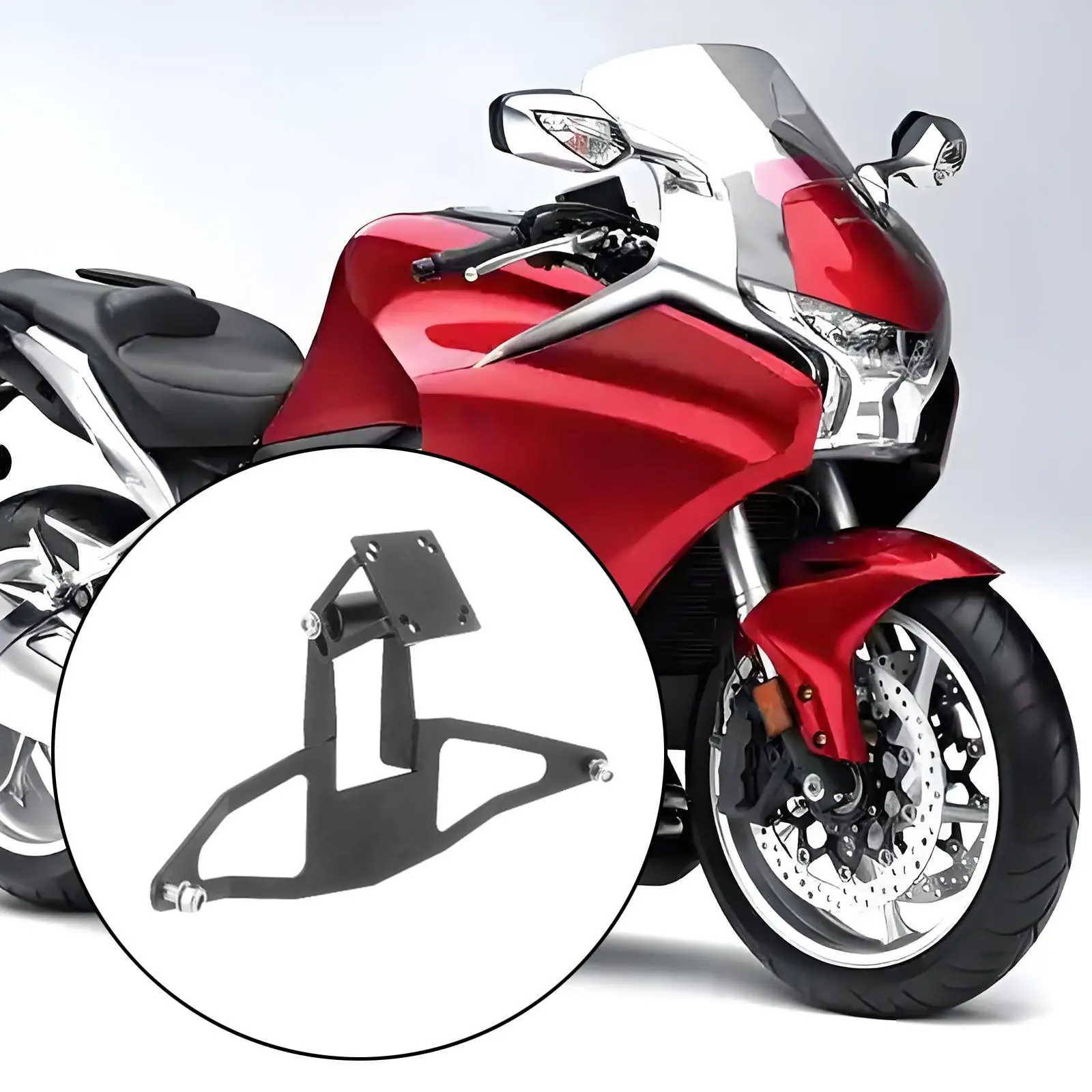 

Motorcycle Phone Bracket Navigation Holder Fixing Bracket Modification Easy to Install Multiuse Phone Rack for Motorbike