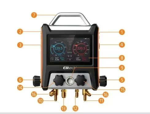 Factory Wholesale Single Manifold Pressure Gauge for HVAC Refrigeration Repair Tools Air Conditioning Cooling System Parts