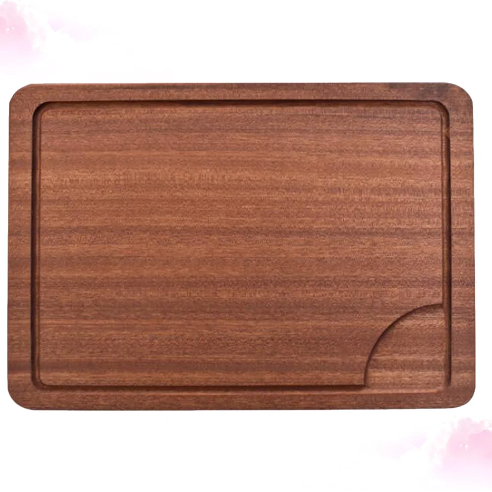 

Wooden Steak Platter Eco-Friendly Food Holder For Kitchen Restaurant Western Dining Serving Tray Pizza Board Decorative