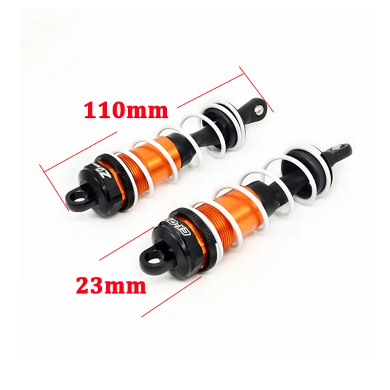 ZD Racing 4pcs 110mm Metal Shock Absorber Oil Absorber Damper Suspension for 1/7 1/8 RC Car Buggy Truck Traxxas Wltoys Zd