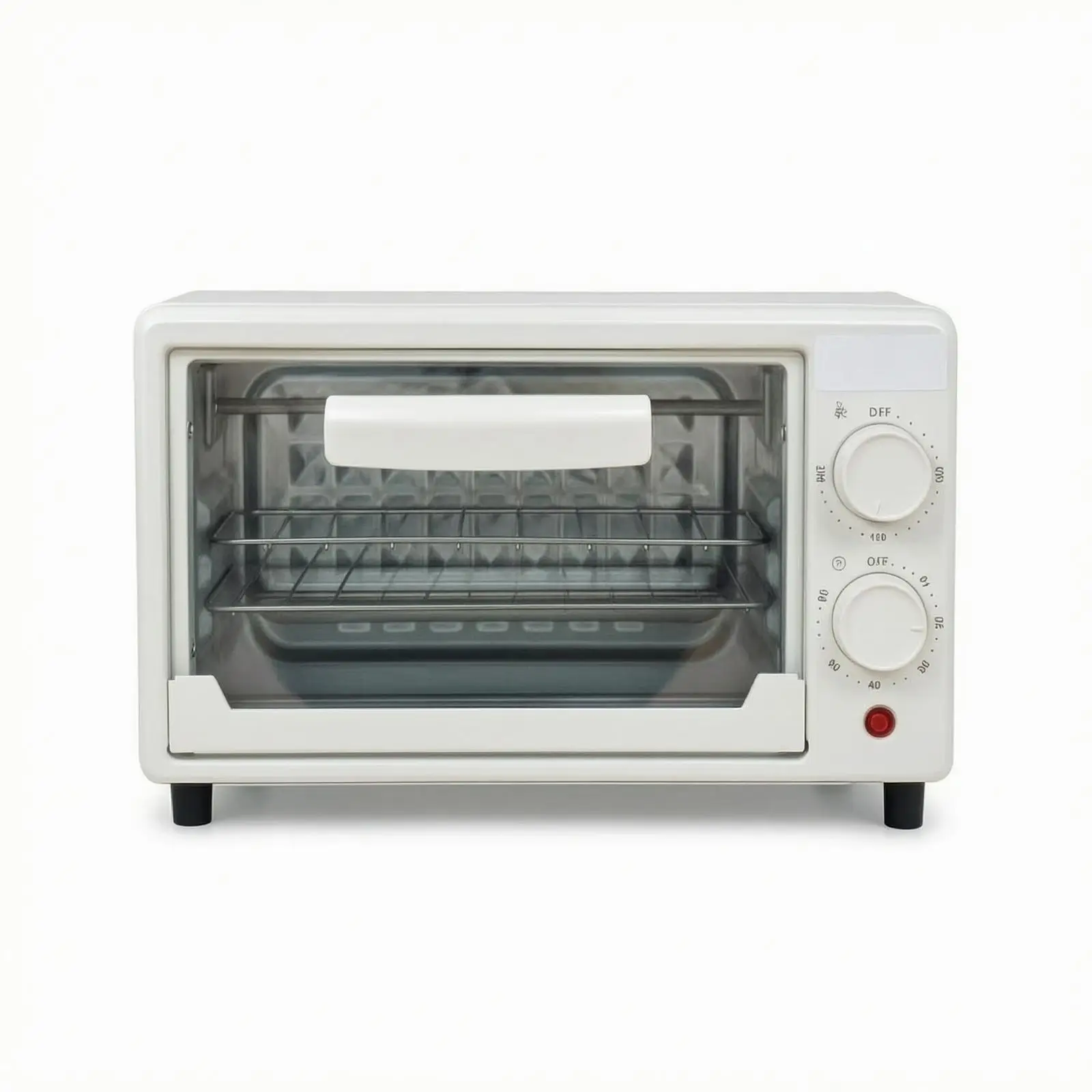 13 L Countertop Electric Oven Automatic Power-off Countertop Oven with Wire Racks and Trays Mechanical Compact