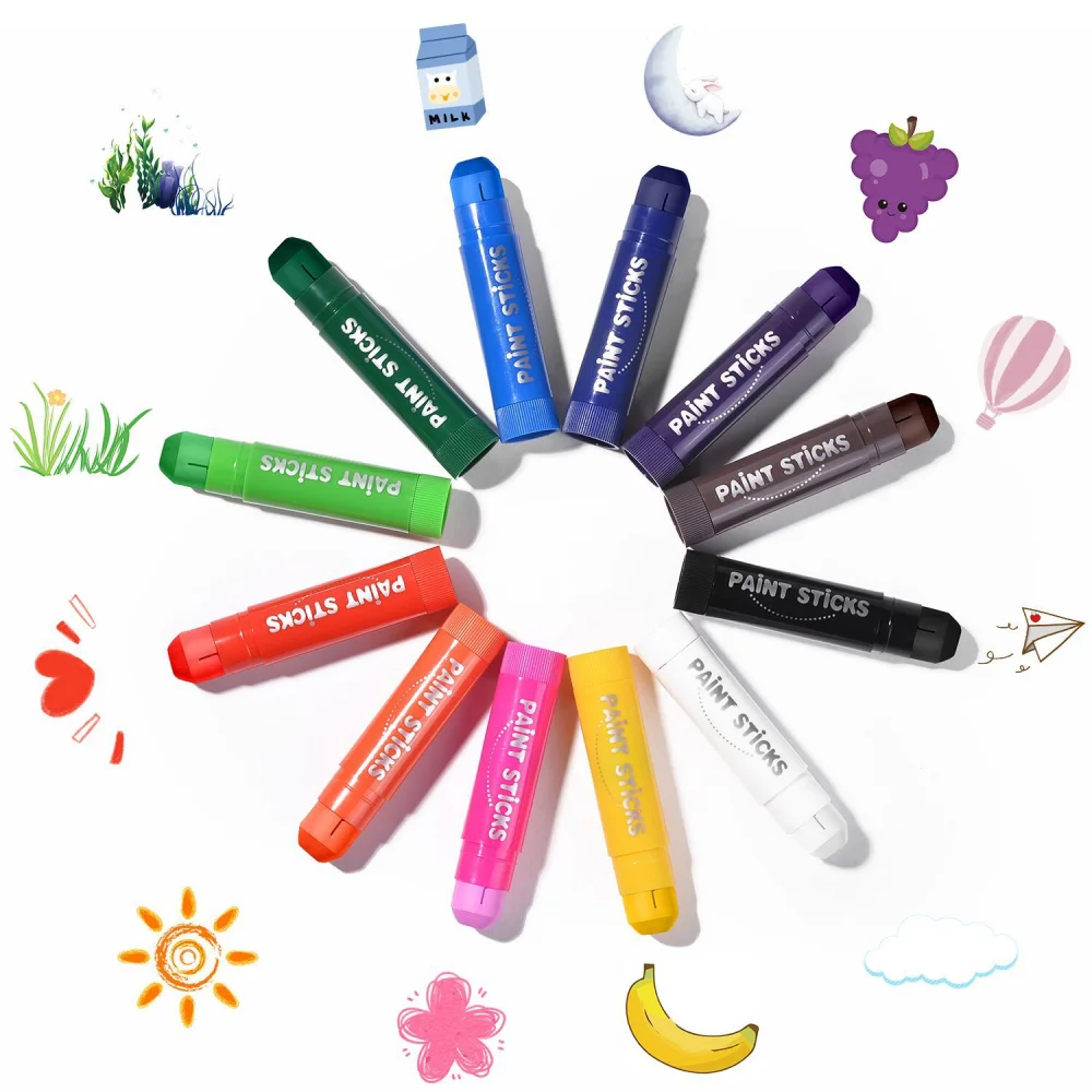 Water-Based Wax Crayon Set 4