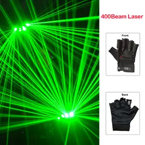 Green Glowing Laser Props Laser Gloves popular For luminous Costumes Show DJ Party Stage Movie Rave Active