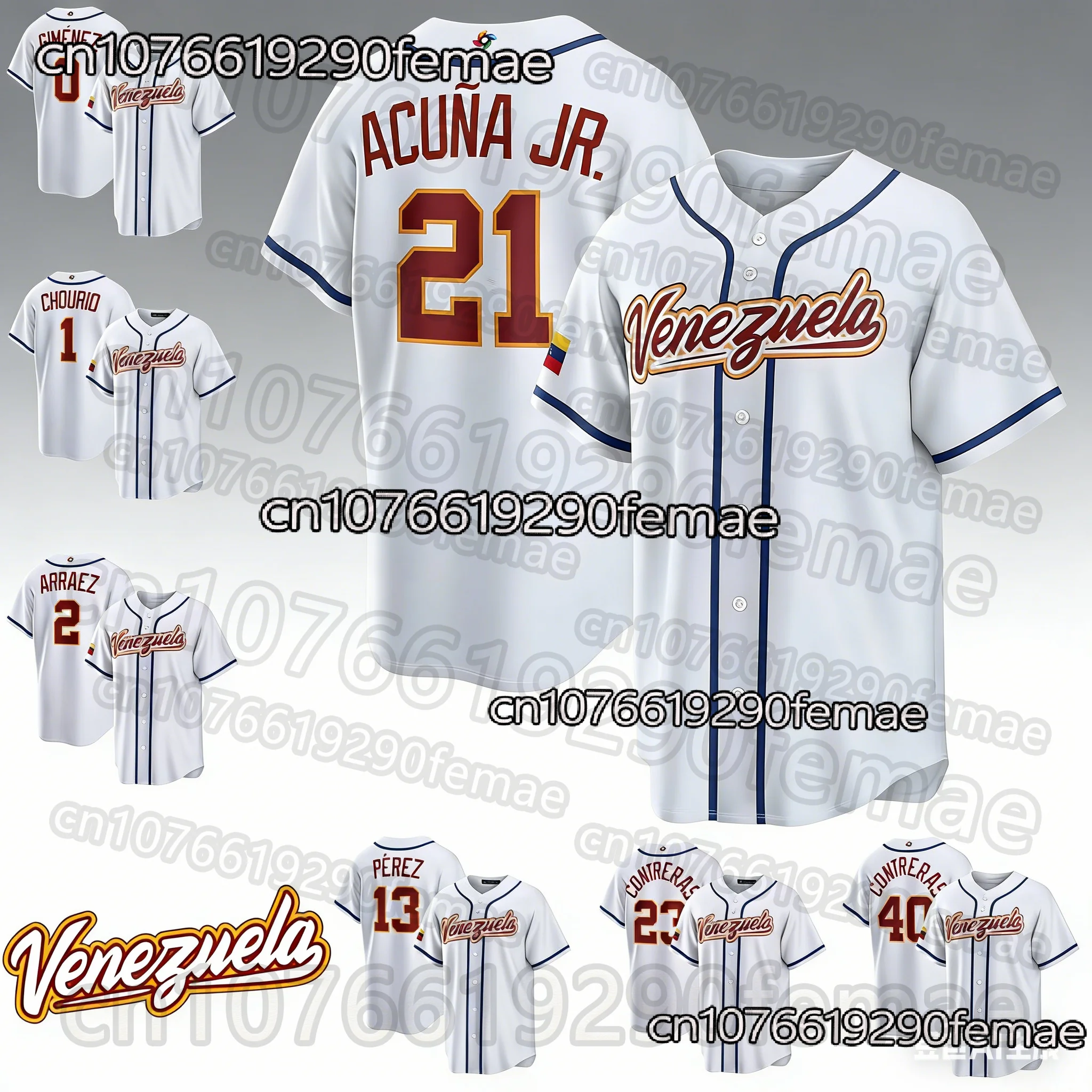 

Новая спортивная футболка 2026 года в стиле Рональда Акуньи-младшего, бейсбольная майка сборной Венесуэлы # Мужская быстросохнущая футболка для молодежи, летняя тактическая одежда