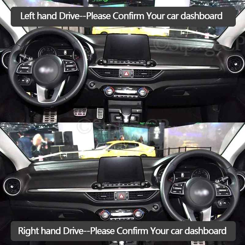 المضادة للانزلاق حصيرة غطاء لوحة القيادة ظلة Dashmat السجاد اكسسوارات السيارات سيراتو K3 فيفارو لكيا فورتي 2014 2015 2016 2017 2018 YD