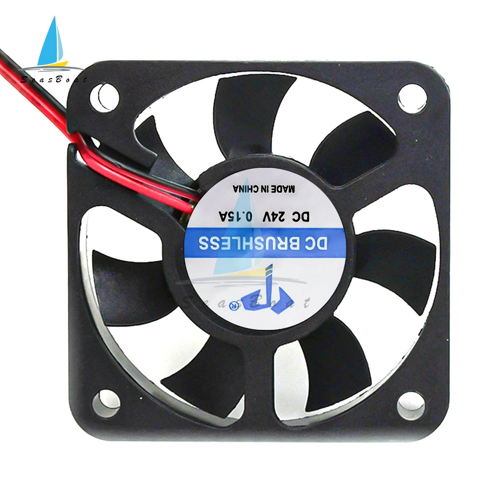 DC5015 5V 12V 24V Cooling Turbo Fan Brushless 3D Printer Parts 2Pin For Extruder DC Cooler Blower Part Black Plastic Fans