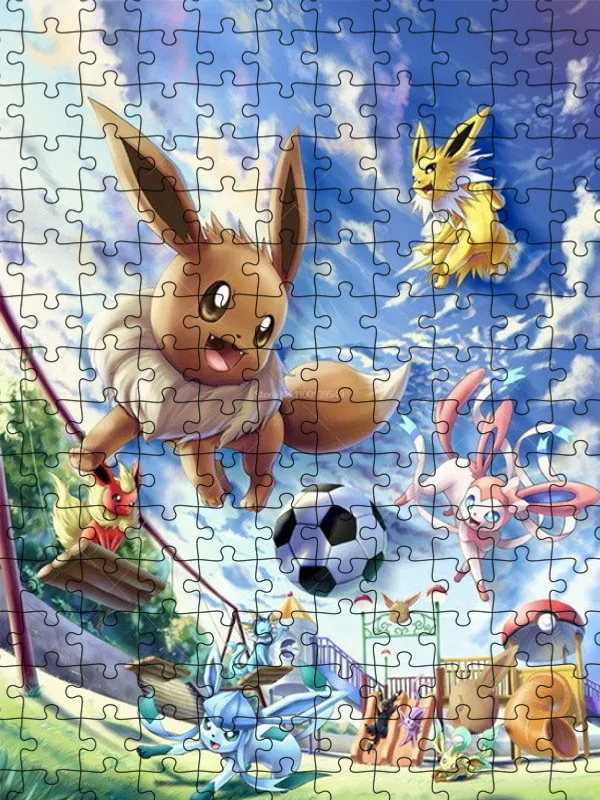 Pokemon Pikachu Jigsaw Puzzles Cartoon Anime 300/500/1000 Pieces Puzzles Decompress Educational Intellectual Children's Toys