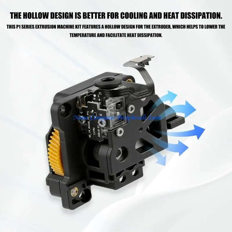 

F68C 3D Printer Extruder Assembly Upgraded Strong Extruder Assembly Easy Installation
