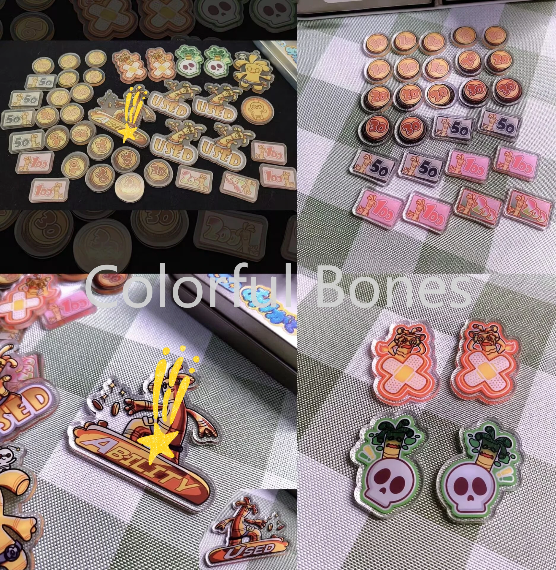 Gholdengo PTCG بوكيمون أنيمي شخصية مباراة التهديف الضرر عداد الضرر مؤشر تستخدم بوراد لعب الأدوار لعبة الاكريليك هدية