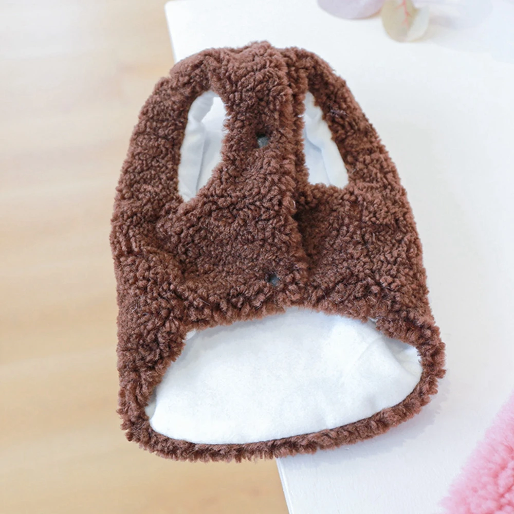 Cute Fleece Warm Dog Coat Soft Comfy Puppy Winter Clothes Pet Vest Jacket Cat Hoodie Outfits Small Dogs Cats Sweatshirt Clothing