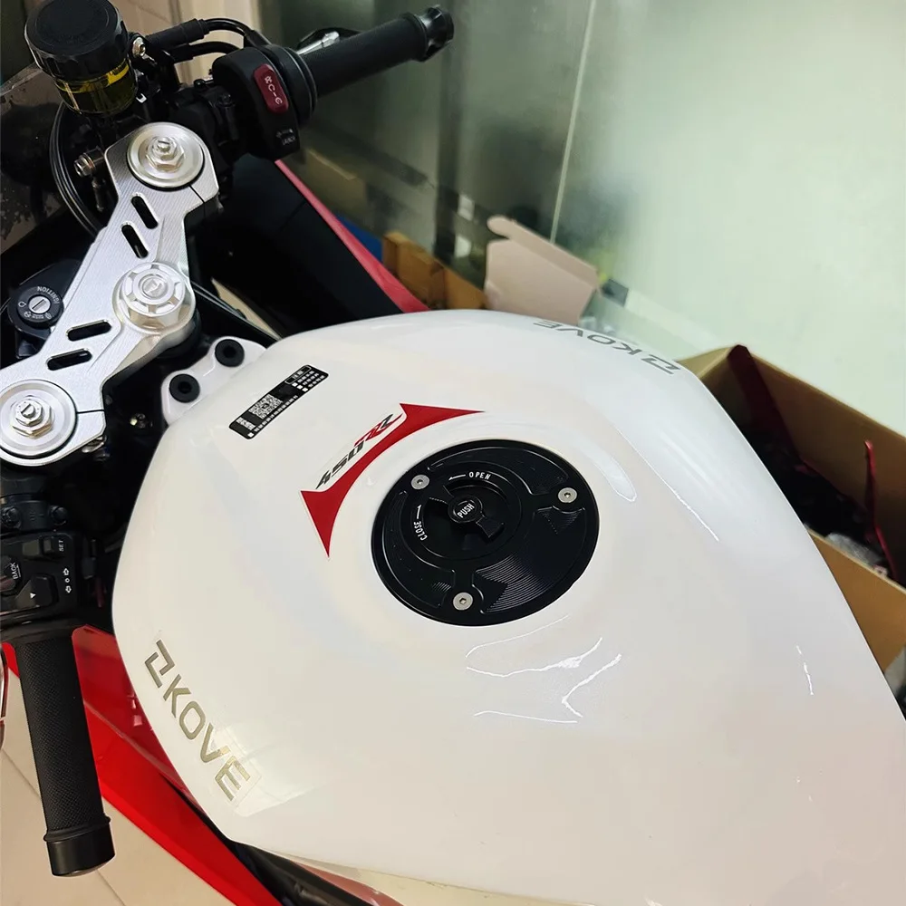 For KOVE 450RR Modified Quick-release Motorcycle Aluminum Alloy Fuel Tank Cover Competitive Fuel Tank Assembly Accessories
