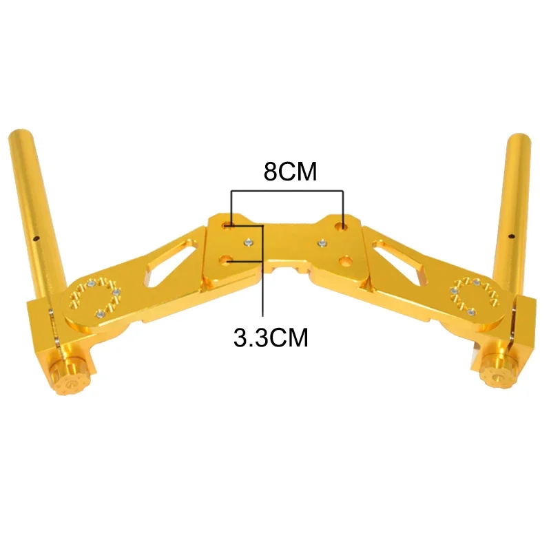 CNC Motorcycle Handlebar Lower Adjustable Steering Fork Tube Clip Mortified Riser For Grom MSX 125 MSX125 SF 13-22 Racing ATV