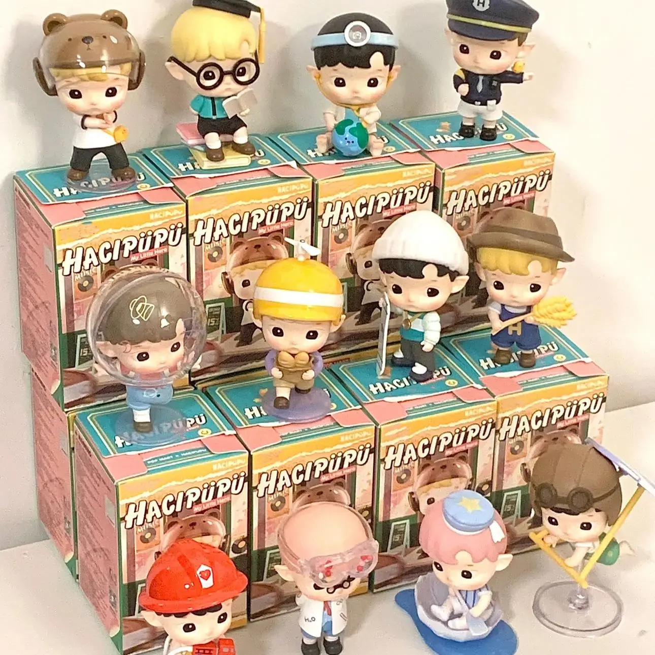 

Hacipupu My Little Hero Series Original Blind Box Mystery Box Guess Bag Toys Doll Cute Anime Figure Desktop Ornaments Collection
