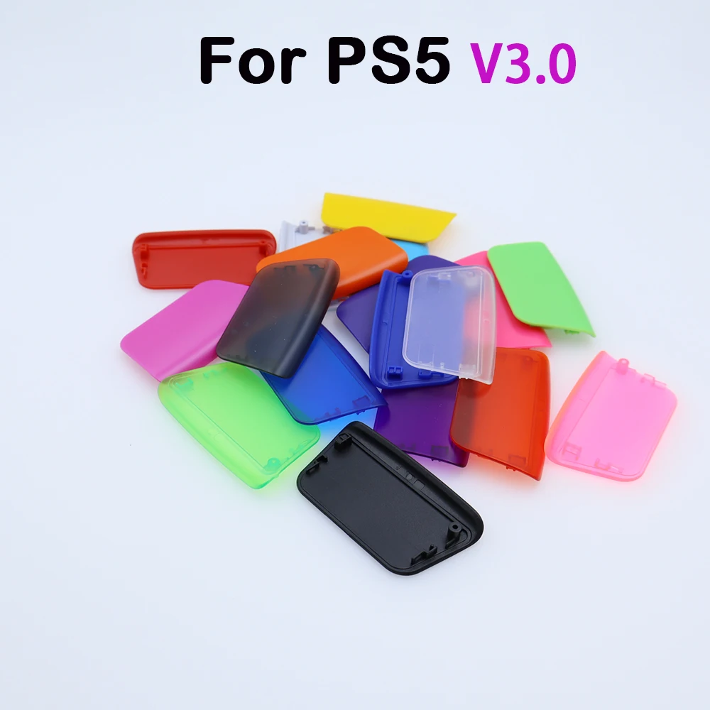1 قطعة استبدال لوحة اللمس ل PS5 BDM-030 البلاستيك غطاء البطارية الغطاء الخلفي الباب اكسسوارات ل PS5 V3.0 غطاء البطارية