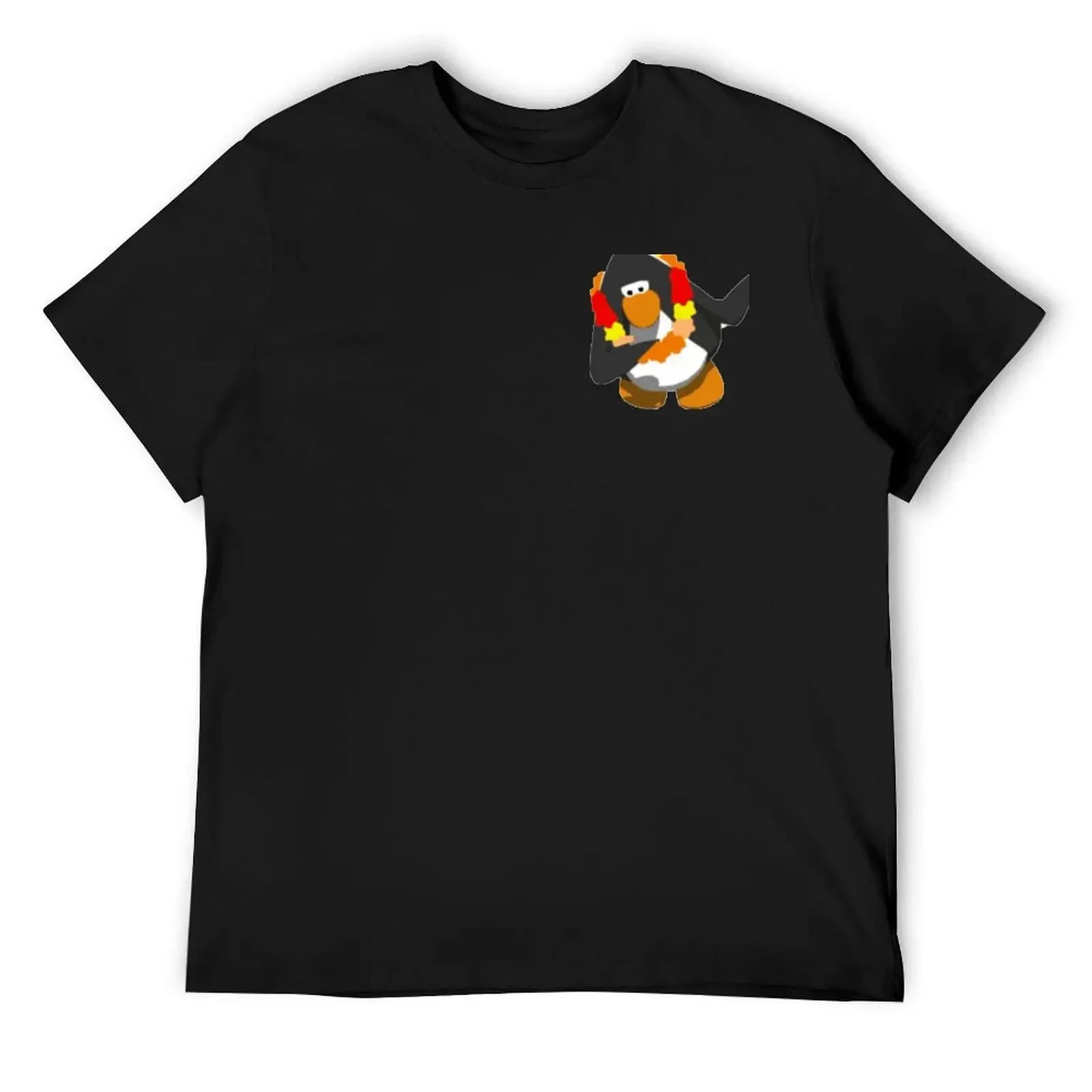 

Club penguin Hula T-Shirt basketball graphic tees oversize t-shirts man Clothing anime t shirts plain t shirts men