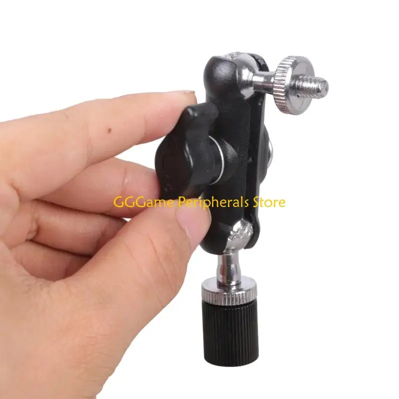 U55B مستقر 1/4 بوصة محول قابل للتعديل 1/4 أنثى إلى 1/4 ذكر برغي تمديد قضيب للكاميرا التخييم الخفيفة