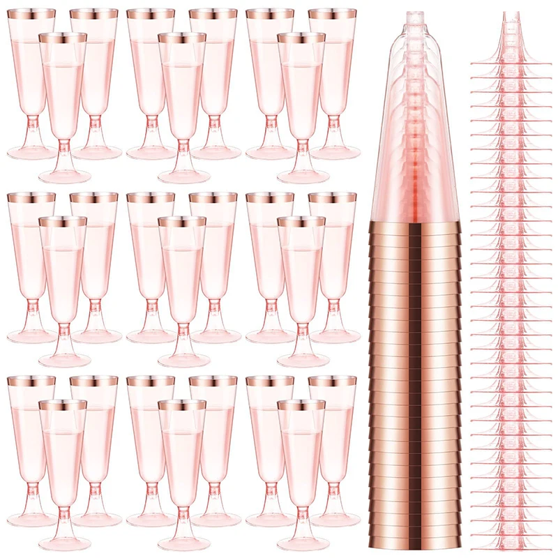 

10Pcs Disposable Plastic Cocktail Glasses Clear Martini Glasses Red Wine Goblet Ice Cream Dessert Cups Mousse Cup Pudding Cup
