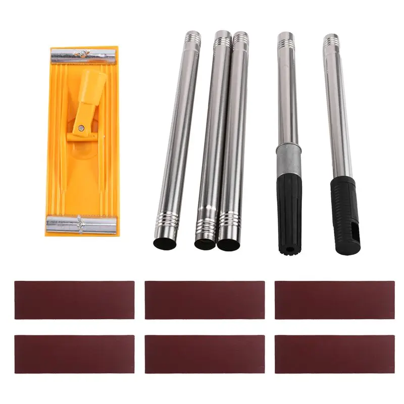 tftpポールサンダー-マニュアルハンドサンダー-乾式壁用サンダー-延長ポール付き、乾式壁用、塗装に最適なサンディングツール