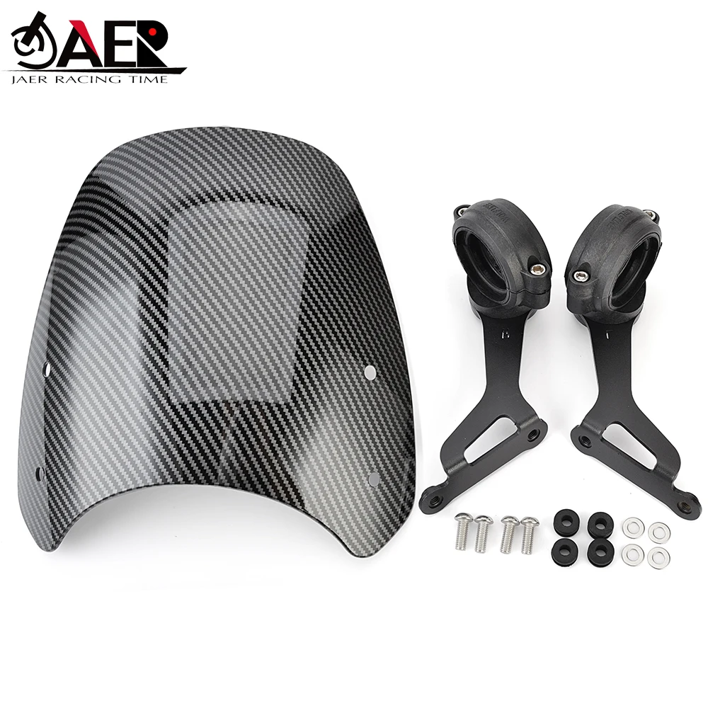 Motorcycle Windshield for Triumph Bonneville Bobber Accessories Windscreen Fairing ABS Wind Shield Deflector