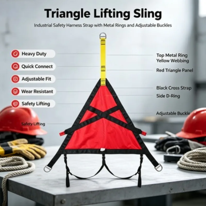 High Altitude Rescue Safety Harness Fire Drill Lanyard Emergency Triangle Strap For Household Escape Self Rescue Protection