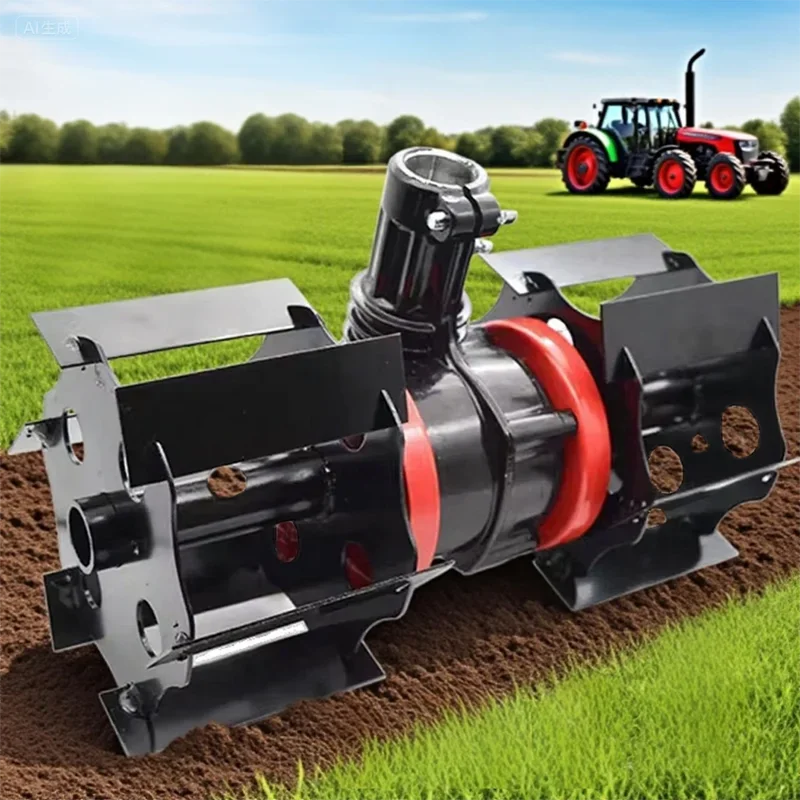 Universal Lawn Mower Kit, Mowing Wheels Straight Angled, Scarifier Discs Weeding Tools, Deep Tillage Accessories Set