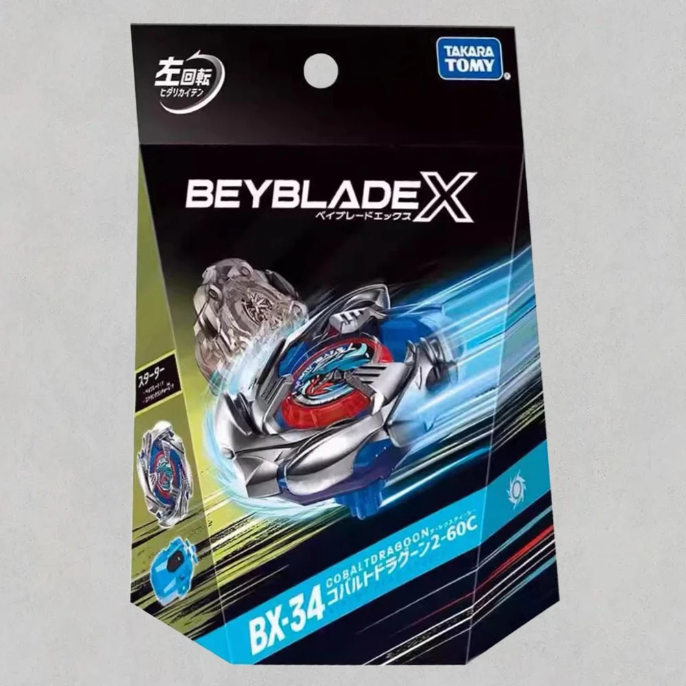 ORIGINAL TAKARA TOMY BEYBLADE X BX-34 Cobalt Dragoon 2-60C