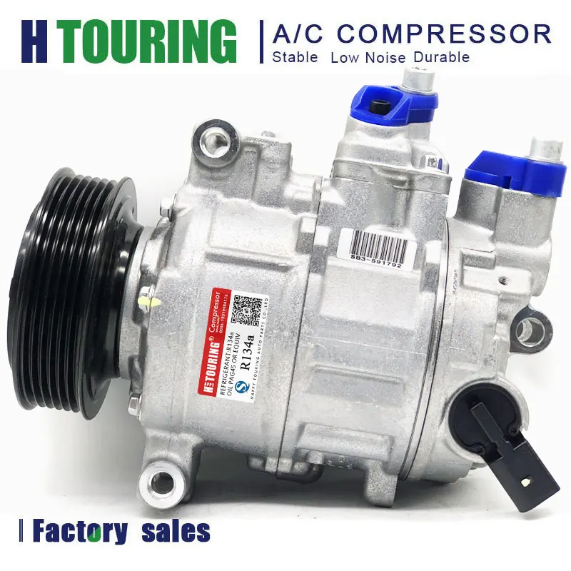 Car AC Compressor for VW Volkswagen Amarok 2013-2022 Air Conditioning 2H0820803 7114698R 2H0820803A DCP32074 32210215