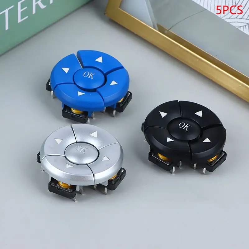 1set A14 cap 5 way Direction Combination Switch B3F-4055 Keycaps with Arrow OK Button SMD Micro Tactile Tact Taster 3.5cm