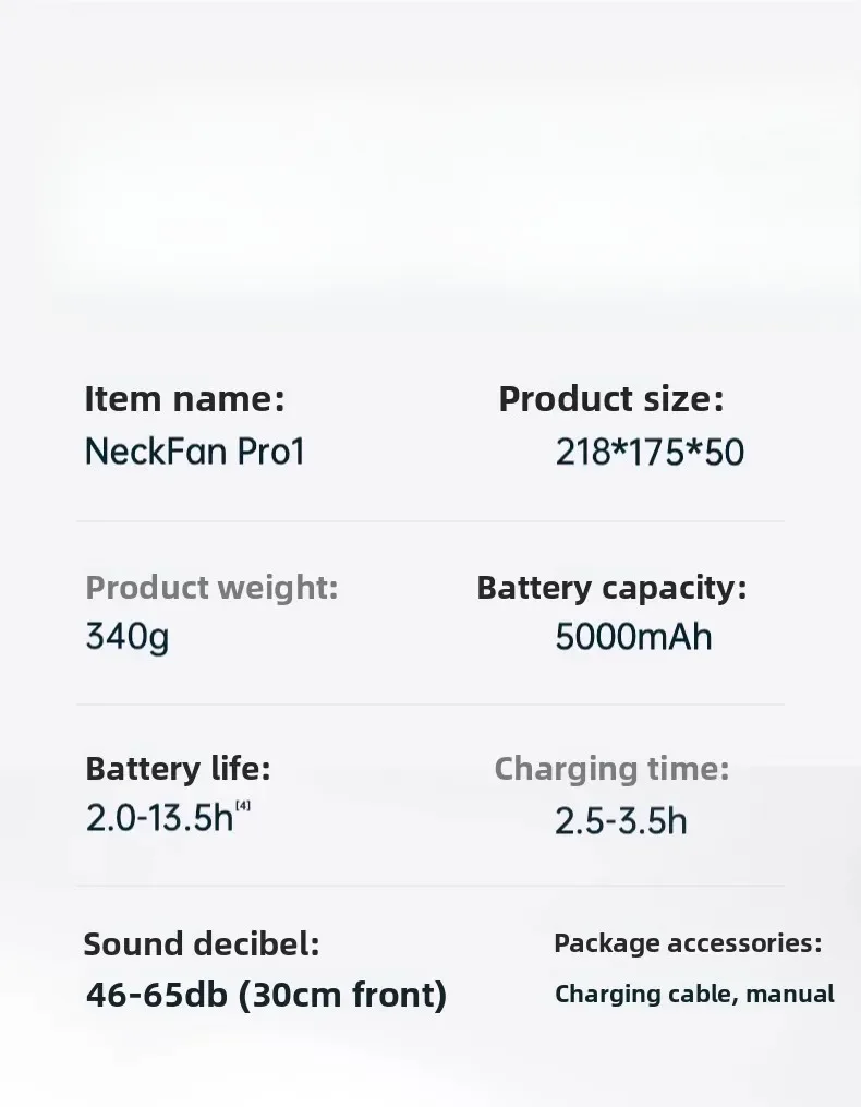 Neck small fan portable portable small usb charging mini air conditioner refrigeration