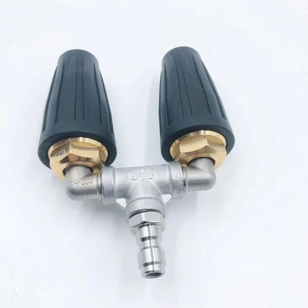 Stainless steel ceramic core surface cleaning nozzle high pressure rotating turbo nozzle for car washing