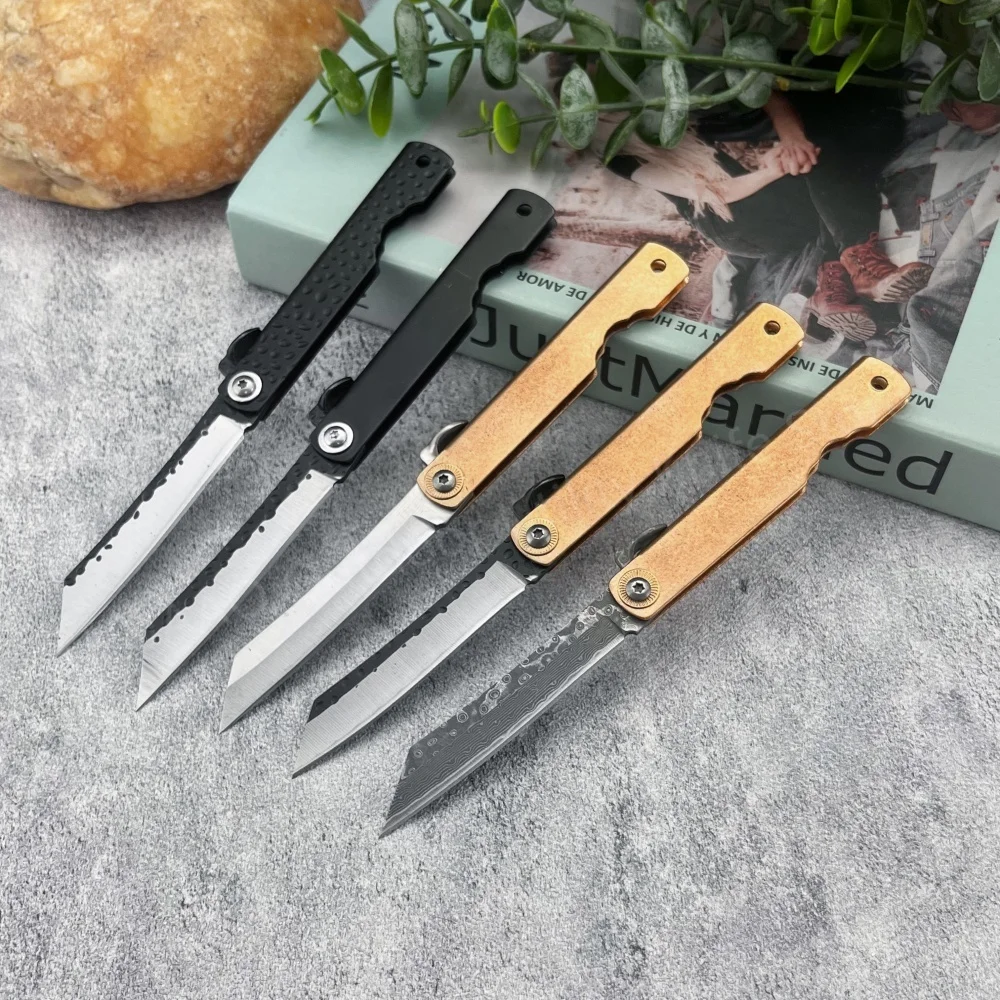 

New 5 Styles Higonokami Folding Knife Portable Pocket Japanese Knife Forged Blade Sharp EDC Pocket Camping Knife Cutting Knife