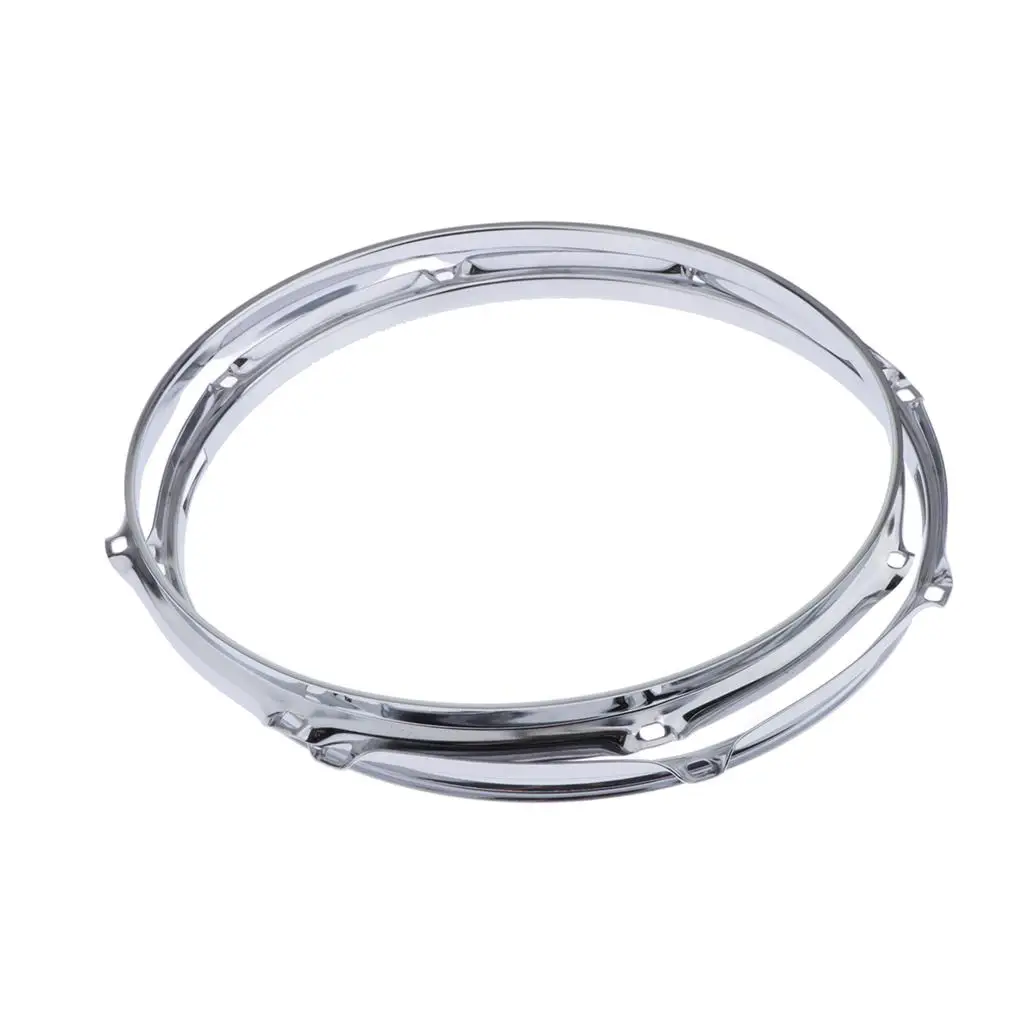 Pair Die-cast 8-lug Snare Drum Hoop - Batter Side - Zinc Alloy - 13 inch 1.2mm