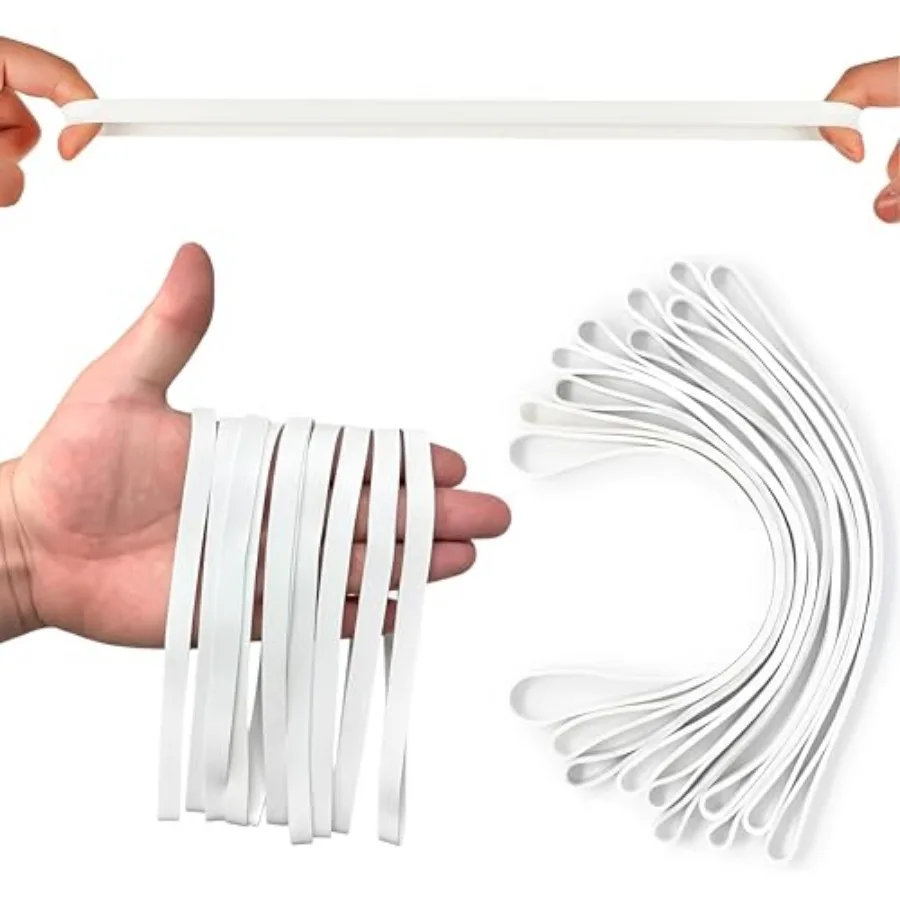 

Large Rubber Bands Heavy Duty Thick Wide Strong Extra Large Giant Elastic Bands Extra Wide Big Size XL Rubberbands Heavy Rubber