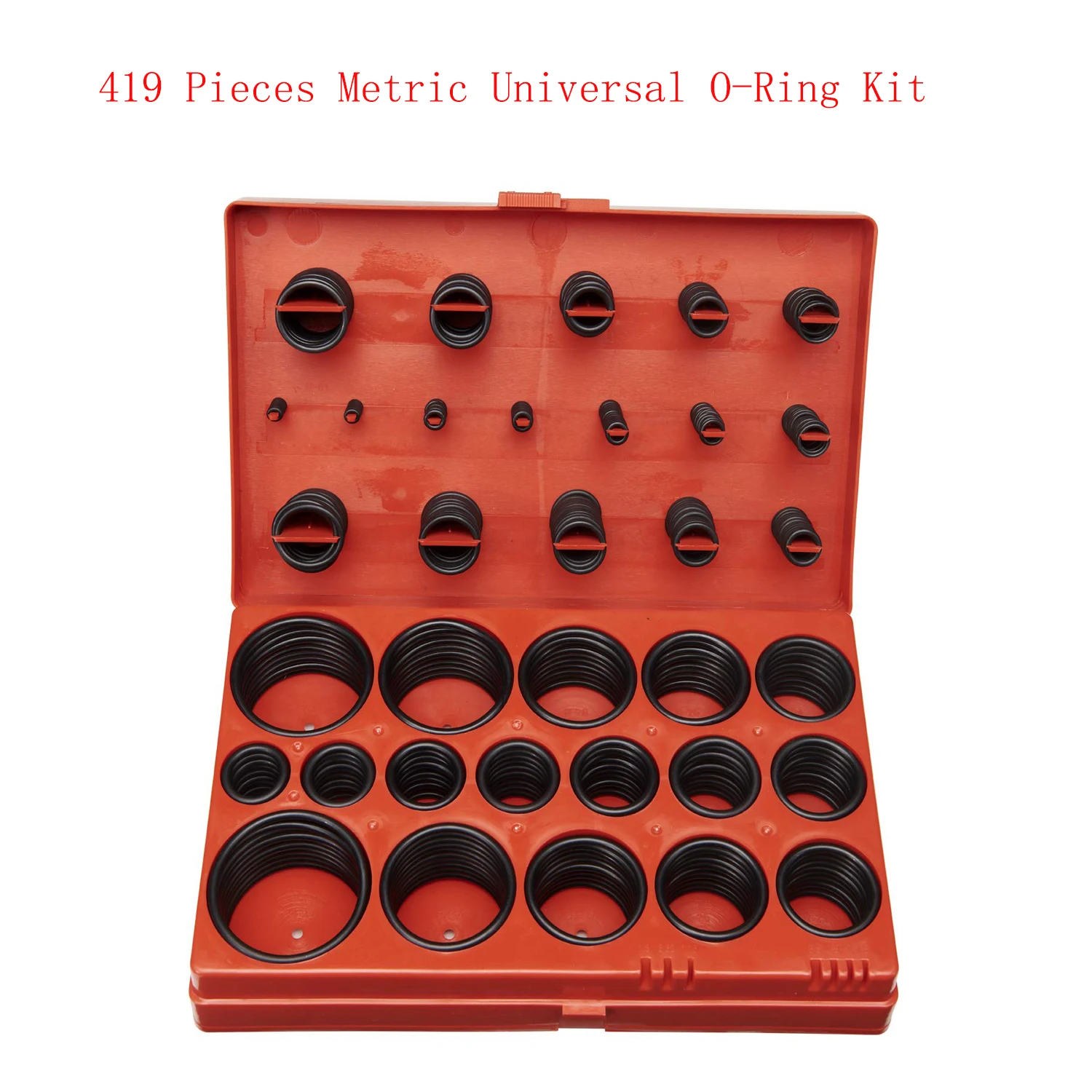 

419 Pieces Metric Universal O-Ring Kit Rubber Seals O Rings