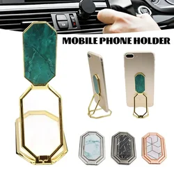 Universal Finger Ring Holder Portable Ultra-thin Metal Desktop Phone Stand Bracket 360 Rotation For iPhone 15 14 Xiaomi Samsung