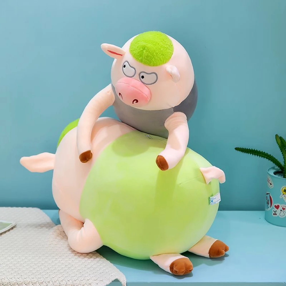 40 см тянущая свинья трехцветная забавная забавная кукла Angry Pig плюшевая игрушка декоративная подушка высокого качества подарок на день рождения и Рождество